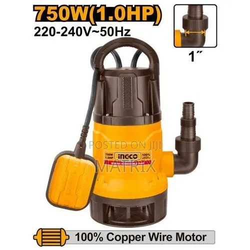 Ingco Sewage Submersible Pump SPD7508 - 1