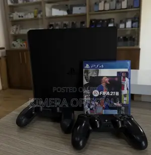 PS4 Slim Console with 12 Games & 2 Controllers
