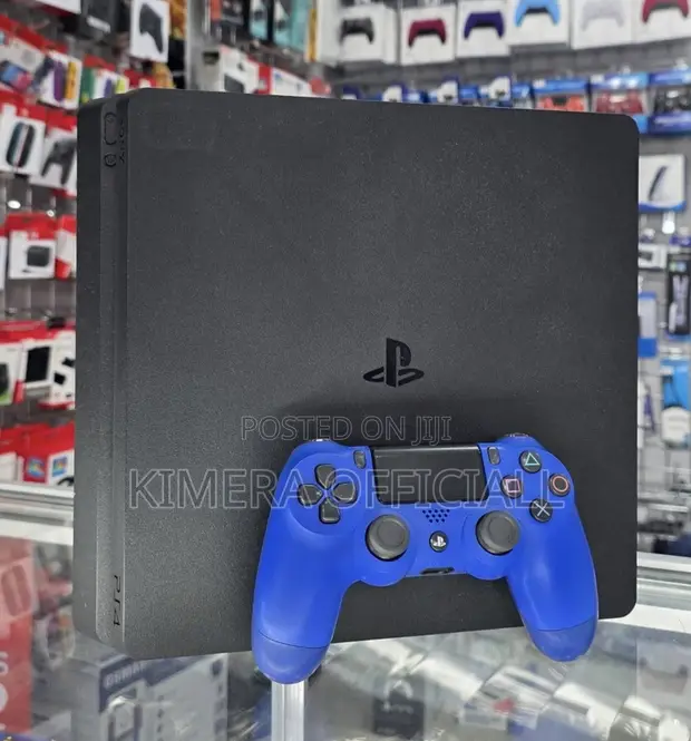 PS4 Slim Console with 12 Games & 2 Controllers - 1