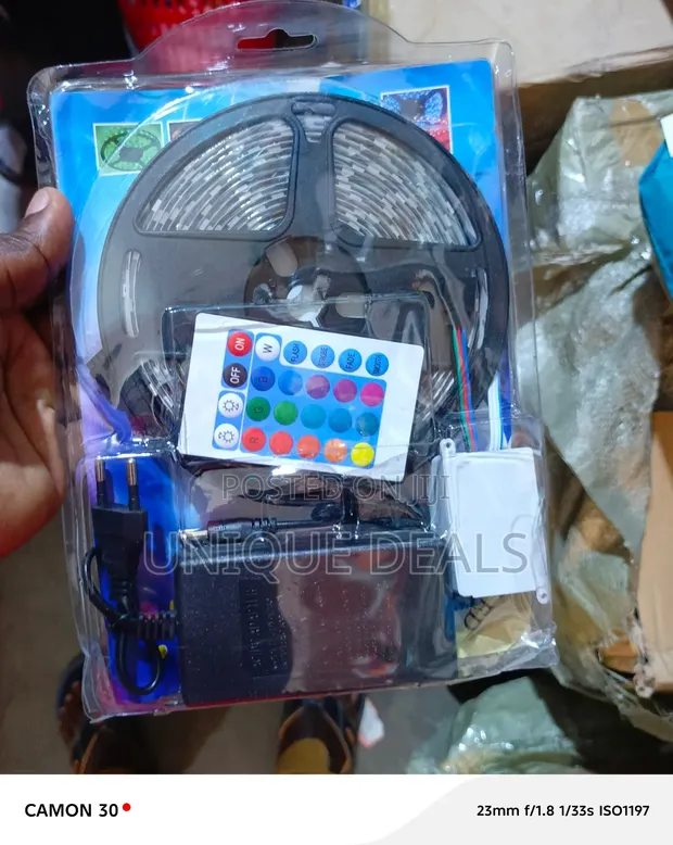 5-Meter RGB LED Strip Light Kit - 1