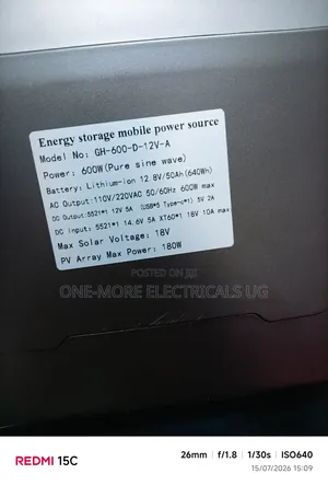 Reliable Solar Power Station 600W