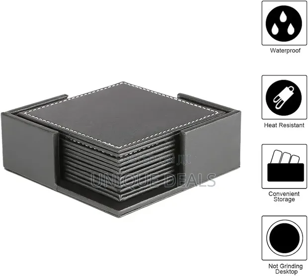 Durable PU Leather Tabletop Protection Mat - 1