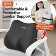 Ergonomic Lumbar Support Pillow - Memory Foam Back Cushion - 1