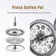 1000ml Stainless Steel French Press Coffee Maker - 3