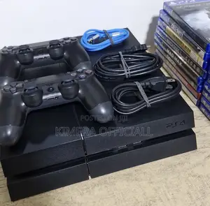 PS4 Standard Console with 12 Games & 2 Controllers