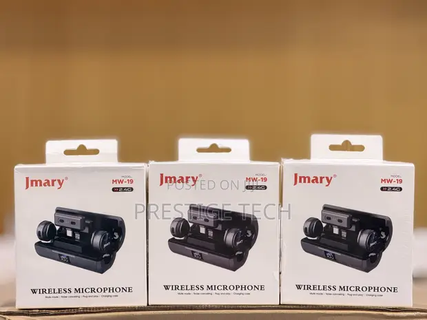 Jmary MW-19 Wireless Microphone 2-in-1 Dual Mic (Type-C/Lightning) - 1