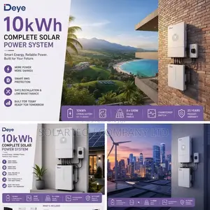 Deye 10kWh Solar System | 8kW Hybrid Inverter | 10-Year Warranty