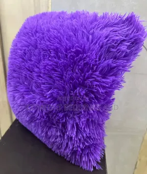 Fluffy Cushions - Purple