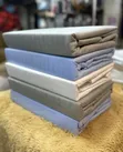 5x6 Striped Cotton Bedsheets 4pcs Set (2 Flat, 2 Pillowcases) - 2