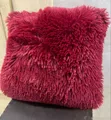 Fluffy Cushions - Maroon - 2