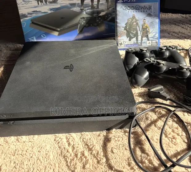 PS4 Slim Console with 12 Games & 2 Controllers - 1