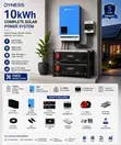 Dependable 10kWh Lithium Battery Solar Backup System - Full Package - 1