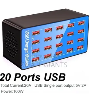 20 Port USB Charging Station