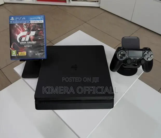 PS4 Slim Console with 12 Games & 2 Controllers - 1
