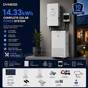 Dyness 14.33kWh LiFePO4 Solar System with 8kW Deye Inverter