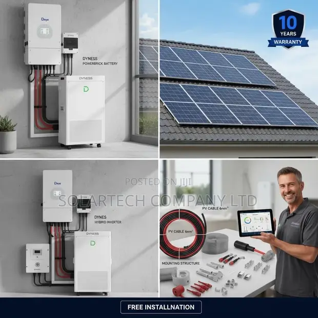 Complete 8kW Deye Inverter with Dyness 14.33kWh Energy Storage - 1