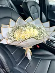 All White Rose Bouquet - 2