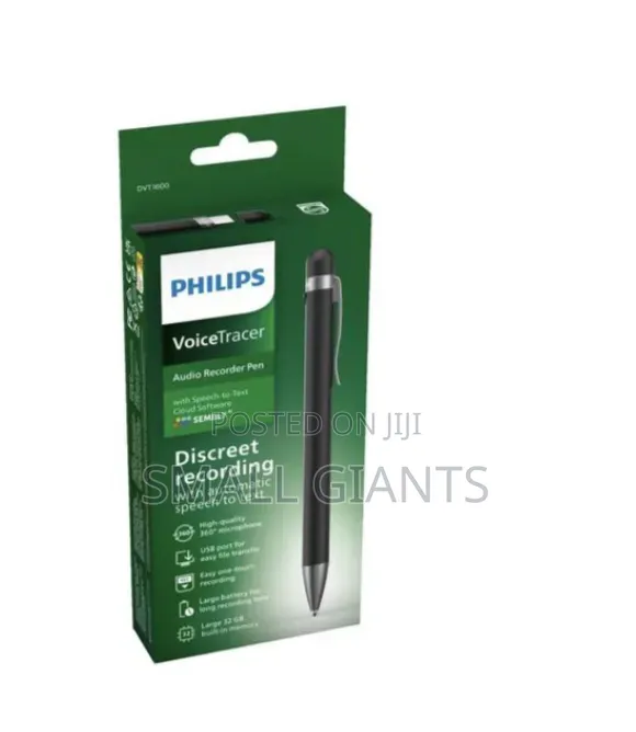 Philips VoiceTracer DVT1600 Audio Recorder Pen - 1