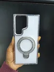 Protective Cover with Magnetic Stand for Samsung Ultra & iPhones - 3