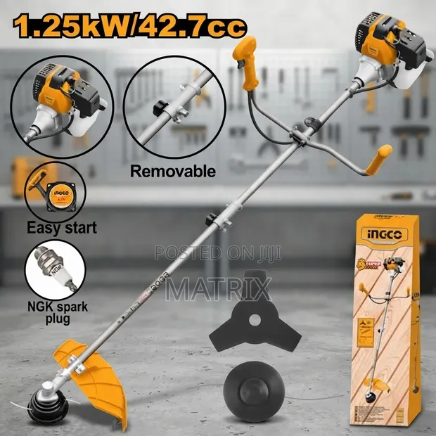 INGCO Gasoline Grass Trimmer and Bush Cutter - 1