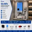 Deye 5kWh Solar System with 3kW Hybrid Inverter - 1