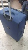 Prince Brand Blue Soft-Shell Suitcase (Large) - 2