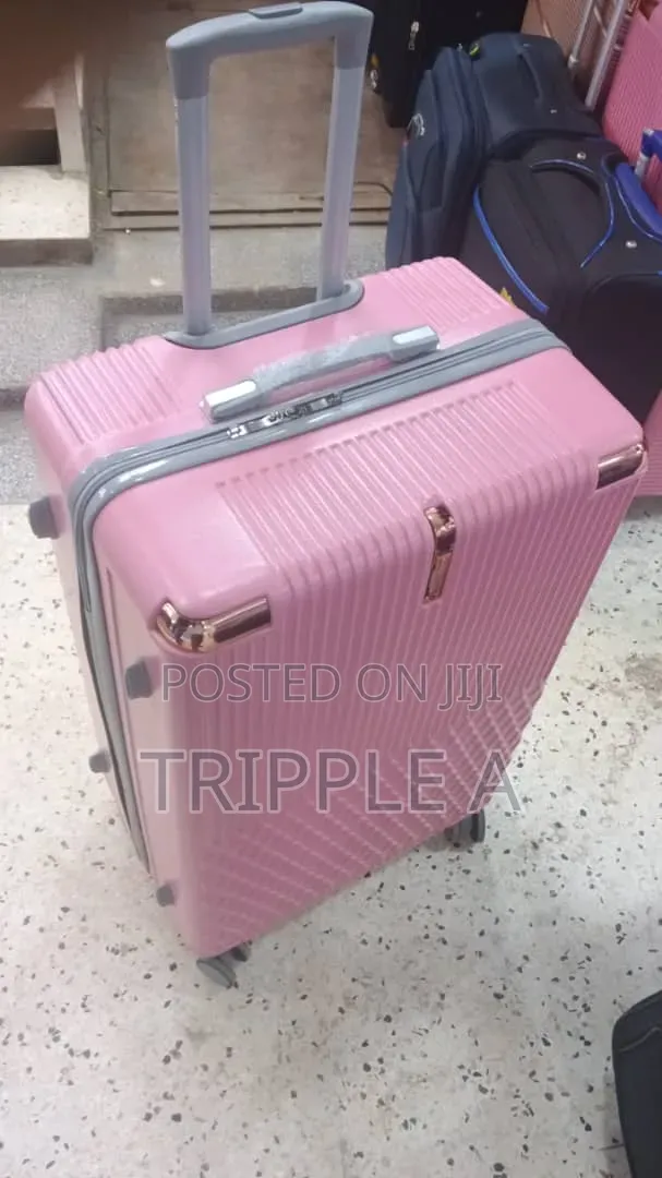 Large Hard-Shell Suitcase - Pink - 1