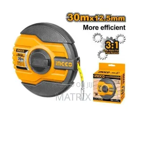 INGCO Fiberglass Measuring Tape 30m x 12.5mm