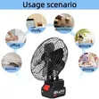 AEG Portable Camping Fan - 21V Lithium-Ion Battery Powered - 1