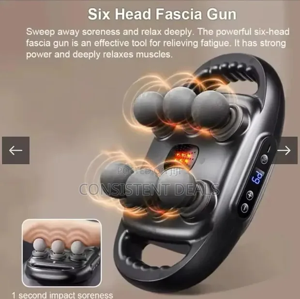 Massage Gun Deep Tissue - 6 Heads, 9 Speed - 1