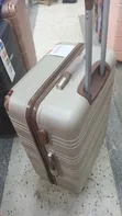 Beige Early Bird Rubber Suitcase - 1
