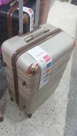Beige Early Bird Rubber Suitcase - 2