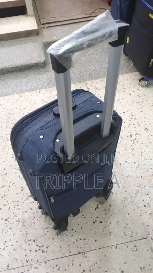 Portable Small Blue Suitcase - 1