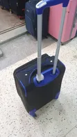 Small Black Blue Travel Suitcase - 1