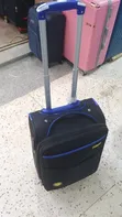 Small Black Blue Travel Suitcase - 2