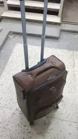Small Brown Leather Suitcase - 2