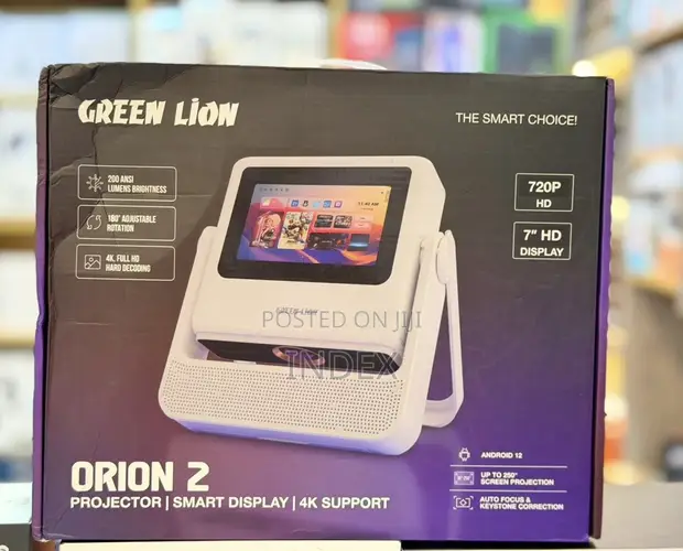 Green Lion Orion 2 Smart Projector with Wi-Fi & Bluetooth - 1