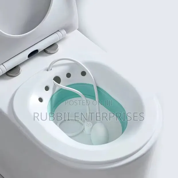 Foldable Sitz Bath Basin with Gentle Wash Pump - 1