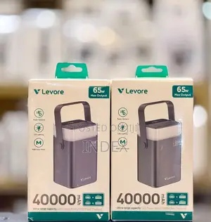 Levore 40000mAh 65W USB-C Portable Power Bank