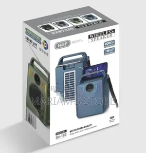 Brand New Portable Bluetooth Speaker with Solar Panel