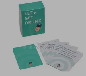 "Let's Get Drunk" Adult Drinking Card Game