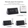 Triangular Wooden Digital Alarm Clock - 3