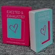 "Excited Exhausted" Couples Drinking Card Game - 2