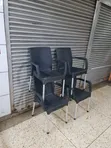 Ergonomic Plastic Dining Chairs (Brand New) - 2
