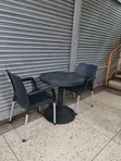 Lumina Plastic Dining Table and Chairs Set - 1