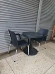 Lumina Plastic Dining Table and Chairs Set - 3