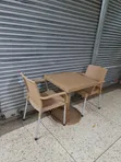 Lagoon Dining Plastic Table and Chairs - 1