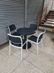 Plastic Dining Table and Chairs Set (Seats 4) - 1