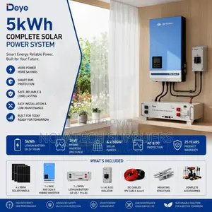 5kWh Complete Home Solar System | Deye Hybrid Inverter