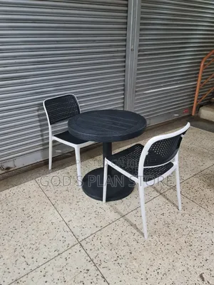 Plastic Dining Table and Chairs Set